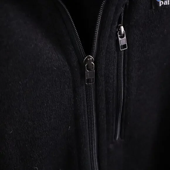 Patagonia Better Sweater Fleece Jacket Mens Small Black Outdoor Zip Hiking Trail - Picture 11 of 12